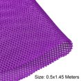 thumbnail image 2 of Uxcell Speaker Grill Cloth Polyester Fiber Stereo Mesh Fabric Purple 0.5x1.45m, 2 of 5