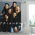 thumbnail image 2 of Friends TV-theme Bathroom Shower Curtain Home Decor,Bath Curtains Durable Waterproof Bath Curtain , Adluts Girls Boys Bathroom Decor House Gifts 48x71inch（120cmX180cm）, 2 of 5
