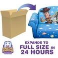 thumbnail image 5 of Open Box Marshmallow Furniture 2-in-1 Kids Flip Open Foam Sofa Bed Sleeper Couch, 5 of 9
