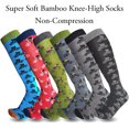 thumbnail image 3 of Lavencious Premium Soft and Comfort Bamboo Fiber Knee High Athletic Socks for Men Shoe Size 7-12 - 6 Pairs (Bicycle Pattern), 3 of 6