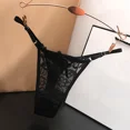 thumbnail image 3 of Tanga de encaje para mujer, ropa interior ultrafina, bragas sexys, lencería transpirable transparente, calzoncillos de tiro bajo, 3 of 4
