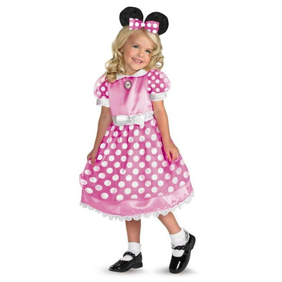 Costumes For All Occasions DG50105L Clubhouse Minnie Pink Large 4-6X