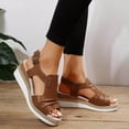 thumbnail image 3 of Women Orthopedic Platform Wedge Sandals 2026 Summer Comfortable Dressy Sandals Open Toe Ankle Strap Espadrilles Platform Beach Sandals, 3 of 5