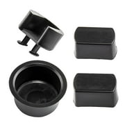 4pcs Black Tailgate Hinge Bushing Insert Replacement Parts Accessories Left and Right for Easy to Replace