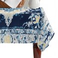 thumbnail image 4 of Vintage Ethnic Table Cloth Waterproof Tablecloths, Boho Tribes Modern Blue Middle Century Tablecloth Dining Table Cover for Kitchen Party Tabletop Outdoor, Rectangle Tablecloth 60x84 Inch, 4 of 9
