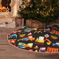 thumbnail image 5 of Rateoe Construction Truck Pattern Christmas Tree Skirt with Ties , Christmas Tree Decorations, Farmhouse Christmas Decor Xmas Holiday Decorations-36", 5 of 6