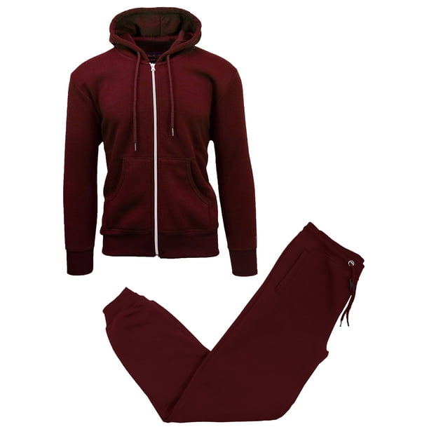 linear fleece jogger set