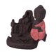 thumbnail image 1 of Buda de cerámica hecho a mano, quemador de reflujo decorativo - Rojo, 1 of 5
