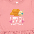 thumbnail image 4 of Inktastic Hanukkah Funny Latke Girls Toddler Dress, 4 of 5