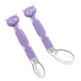 thumbnail image 2 of 2Pcs Cartoon Baby Training Spoons Toddlers Soft Silicone Elbow Straight Head Self-Feeding Utensils, 2 of 6