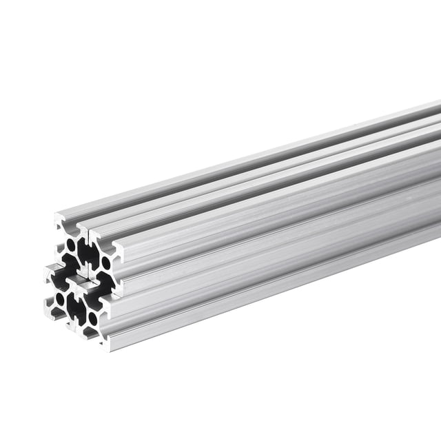 Unique Bargains 2020 T Slot Aluminum Extrusion 300mm(11.8 Inch) Silver for 3D Printer Laser Engraving Machine 4 Pcs