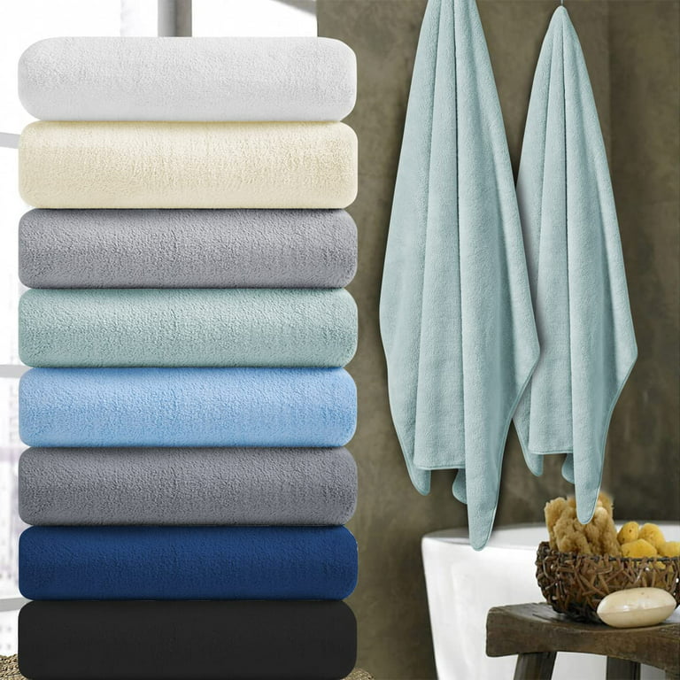 4 Piece Oversized Bath Sheet Towels (35 x 70 in) 700 GSM Ultra