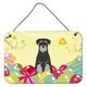 thumbnail image 1 of "Treasures Easter Schnauzer estándar Negro Gris Metal Print, 8"" H x 12"" W" Caroline's Treasures BB6034DS812, 1 of 1