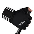 thumbnail image 3 of Gants d'Entraînement Absorbant les Chocs Antidérapants Sans Doigts Gants de Musculation, 3 of 10