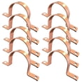 thumbnail image 1 of Abrazadera de sujeción para tubo de cobre EZ-FLUID 1/2" 10 piezas con dos orificios, 1 of 6