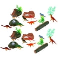 thumbnail image 4 of Miangastore 2 Sets of Small Dinosaur Models Simulated Dinosaur Forest Models Sand Table Landscaping Decors, 4 of 9