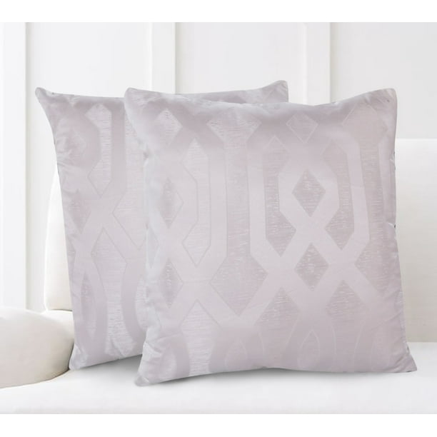 Mainstays Geo Jacquard Decorative Throw Pillows, 18