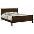 thumbnail image 3 of Louis Philippe Eastern King Panel Sleigh Bed Cappuccino, 3 of 6