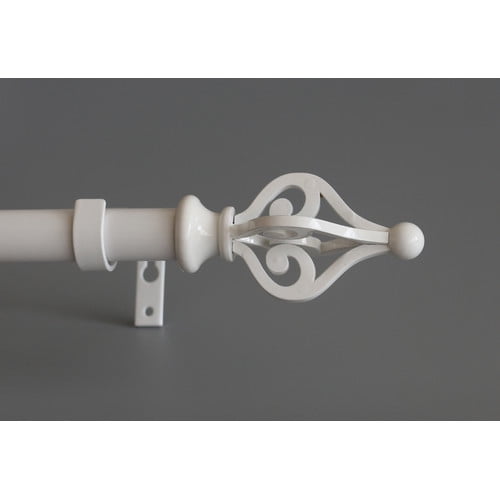 Urbanest Portia Single Curtain Rod And Hardware Set Walmart Com Walmart Com