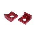 thumbnail image 6 of 2pcs 12mm Hole Dia Chain Adjuster Block Tensioner Replacement Red Metal for Motorbike, 6 of 6