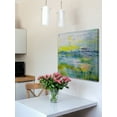 thumbnail image 4 of "Water Blooms" Painting Print on Wrapped Canvas, 4 of 7