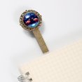 thumbnail image 3 of Starry Flamingos Antique Bronze Lace Bookmark: a Gift for Readers and Book Lovers, 3 of 5
