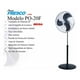 thumbnail image 4 of Ventilador Pedestal Brisa Po-20f 20" 3 Vel Metal Brisa PO20F, 4 of 4