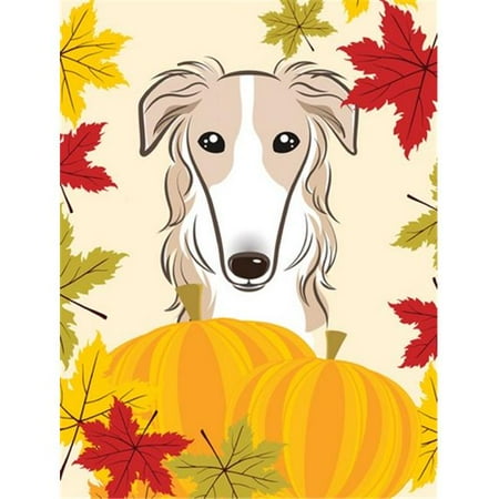 Borzoi Thanksgiving Flag Garden
