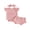 Deep Pink, variant on BemeyourBBs Baby Girls First Birthday 2 Piece Outfits One Years Birthday Clothes Waffle Knit Letter Bow Embroidery Flying Sleeve Round Neck Romper and Shorts Headband Set
