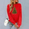 thumbnail image 6 of HOMBOM Crewneck Sweatshirts for Women Merry Essentials Ugly Xmas Tree Fall Christmas Ladies Sweatshirt, 6 of 6