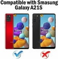 thumbnail image 2 of Value Pack ! for Samsung Galaxy A21S case Phone Case 360° Cover Clip Kickstand Holster Hybrid Shock Bumper, 2 of 4