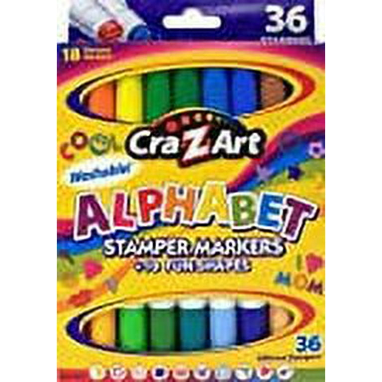 Large Stamper Fun Markers – Pack of 7 Different Shapes and Colours, These  large fun stamper markers by FULenQnu come in a pack of 7 colors with 7