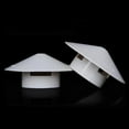 thumbnail image 2 of Capuchon de Pluie pour Grille de Ventilation de Toit en PVC, Capuchon de Ventilation à Capuchon Rond pour Tuyau 75-160 mm, 2 of 9