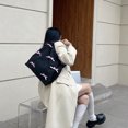 thumbnail image 2 of Otoño E Invierno Dulce Y Cuidadoso Lazo Femenino Suave Rosa Lindo Caballo Fantasma Bolso Hombro Bolso Ballet (04), 2 of 9