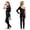 Black, variant on Girls Shiny Rhinestones Jumpsuit with Tail Cat Unitard for Dance Dancewear Animal Role Play Grey 6