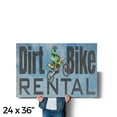 thumbnail image 4 of Dirt Bike Rental Vinyl Decal 5 Pack of 24 Inch x 36 Inch Weatherproof Heavy-Duty Adhesive Backing | Outdoor Adventures, Eco-Friendly Travel, Easy Access | Made in USA, 4 of 6