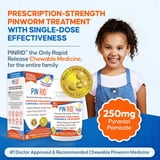 Pin Rid Pinworm Treatment, Pyrantel Pamoate 720.5 mg Chewable Tablets ...