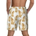 thumbnail image 2 of Lsque Mens Swim Trunks Labrador Retriever Dog Pattern - Bathing Suit Compression Liner - Beach Swim Shorts Swimwear - (S-3XL) - Stretch Quick Dry -XX-Large, 2 of 9