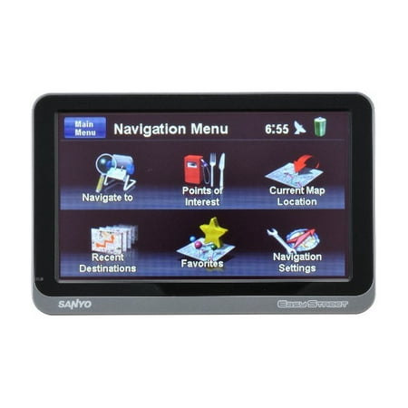 Sanyo Easy Street NVM-4370 - GPS navigator - automotive 4.3" widescreen
