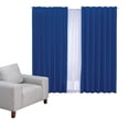 thumbnail image 1 of Cortina Decorativa Neo Azul Rey Estándar Colchas Concord, 1 of 2
