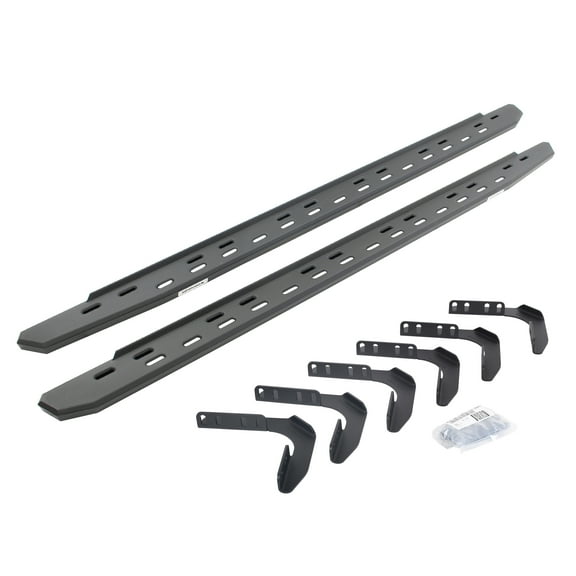 Go Rhino 69618087SPC RB30 Slim Line Running Boards with Mounting Bracket Kit For Ford 99-16 F-250 Super Duty, Ford 99-16 F-350 Super Duty Fits select: 1999-2016 FORD F250, 1999-2016 FORD F350