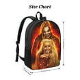 thumbnail image 2 of Bray Wyatt Backpack, Large Capacity Laptop Backpack, Casual Durable Daypack, 17.3x12.2x5.5 Inch, 2 of 8