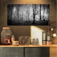 thumbnail image 1 of Morning in Thick Fall Forest - Landscape Canvas Art Print, 1 of 3