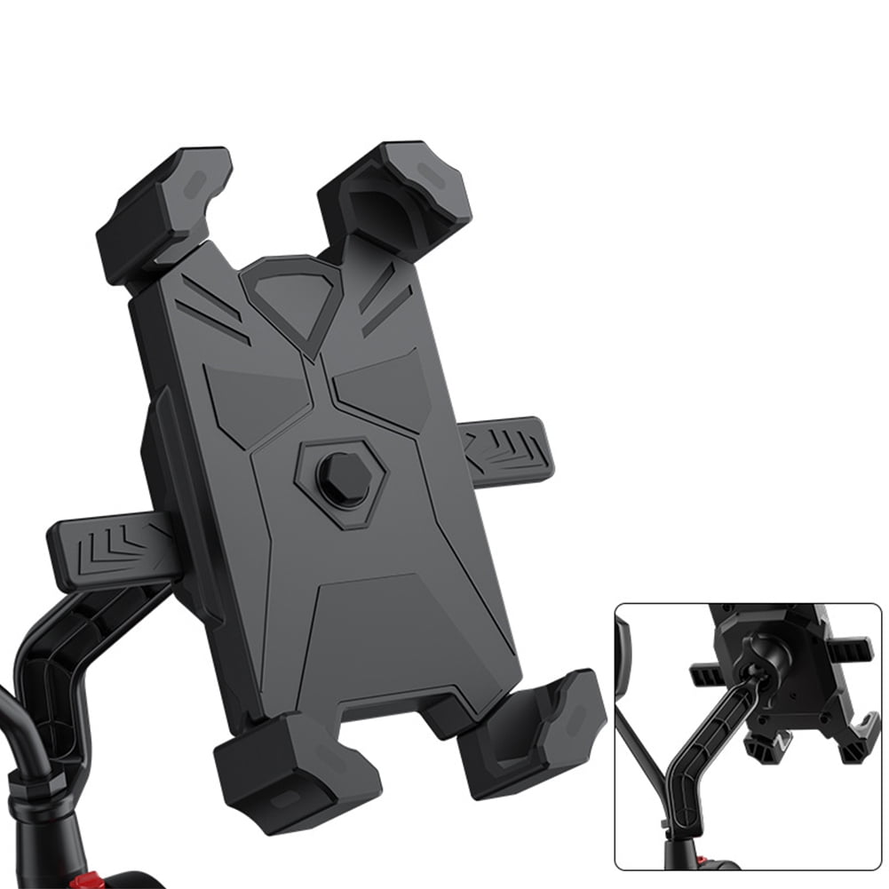 Alician Bicycle Phone Holder Anti-skid Shockproof Noise Reduction 360 Degree Rotation Mobile Phone Stand Bracket