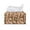 Christmas Reindeer, variant on Yuyamidu Peacock PU Leather Tissue Box Cover for Living Room Easy to Clean Tissue Box Holder with Bottom Belt Portable Napkin Holder for Bathroom Vanity Countertop, Night Stands
