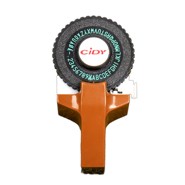 FACEGA Label Maker 3D Printed Unique Appearance Label Maker for Machine with Tape Color Coded Label Option Label Maker for Machine Brown