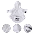 thumbnail image 3 of EeaseMX Albornoz de secado rápido para mascotas, pijama de secado rápido y súper absorbente, bata de baño para perro y gato con capucha, talla XL (blanco), 3 of 8