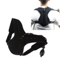 thumbnail image 2 of Inflatable Posture Corrector Lightweight Breathable Adjustable Shoulder Posture Supporter Back Straightener Black, 2 of 5