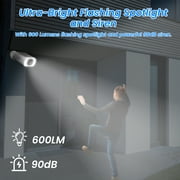 ANRAN 2K/4MP Solar Security Camera with Base Station, Expandable Local Storage, No Monthly Fee, 360° View Wireless Outdoor Camera, Waterproof PIR Detection, Home Surveillance System Camera