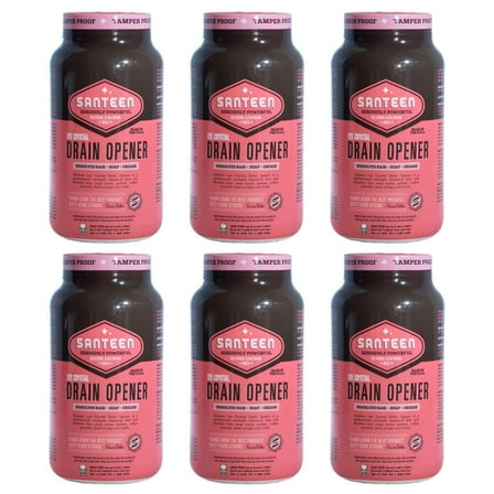 DYJP - 800-6 Lye Crystal Drain Opener 1lb jar- 6pk